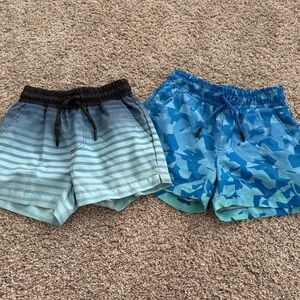 Stylish Kids Blue and Gray Shorts Set